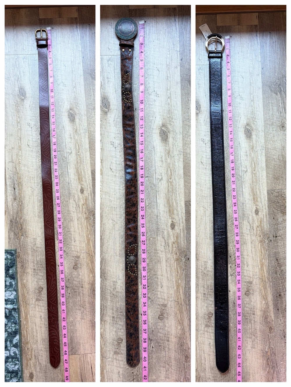 Five Item Size Large Bohemian Belt Bundle Festival Chunky Studded Colorful - Picture 3 of 12
